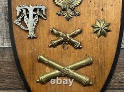 CIVIL WAR / INDIAN WARS / WW1 Era Pin Lot AS FOUND from Estate Of WW2 Vet