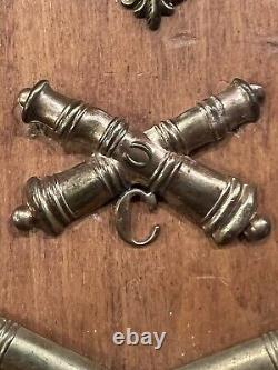 CIVIL WAR / INDIAN WARS / WW1 Era Pin Lot AS FOUND from Estate Of WW2 Vet