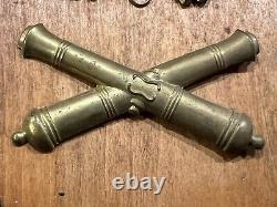 CIVIL WAR / INDIAN WARS / WW1 Era Pin Lot AS FOUND from Estate Of WW2 Vet