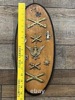 CIVIL WAR / INDIAN WARS / WW1 Era Pin Lot AS FOUND from Estate Of WW2 Vet