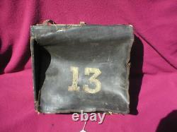 CIVIL WAR INFANTRY LEATHER BOX BACKPACK/HAVERSACK 13th REGIMENT