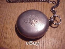 CIVIL WAR KEY WIND POCKET WATCH MADE for MILITARY USE