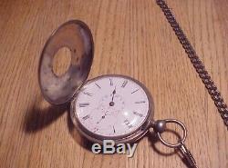 CIVIL WAR KEY WIND POCKET WATCH MADE for MILITARY USE