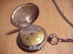 CIVIL WAR KEY WIND POCKET WATCH MADE for MILITARY USE