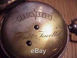 CIVIL WAR KEY WIND POCKET WATCH MADE for MILITARY USE