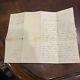 CIVIL WAR LETTER Kansas Death Report of Soldier in 26th Missouri Infantry