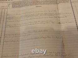 CIVIL WAR MUSTER ROLL 39h MASS VOL. INF. WELDON RR PETERSBURG LIST POWS WOUNDED