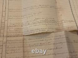 CIVIL WAR MUSTER ROLL 39h MASS VOL. INF. WELDON RR PETERSBURG LIST POWS WOUNDED