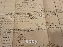 CIVIL WAR MUSTER ROLL 39h MASS VOL. INF. WELDON RR PETERSBURG LIST POWS WOUNDED