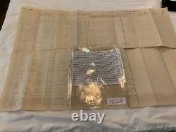 CIVIL WAR MUSTER ROLL 39h MASS VOL. INF. WELDON RR PETERSBURG LIST POWS WOUNDED