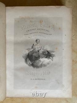 CIVIL WAR NATIONAL PORTRAIT GALLERY of EMINENT AMERICANS in 2 Vols. 1862-1865