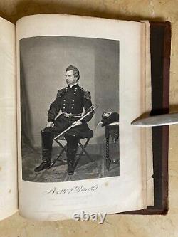 CIVIL WAR NATIONAL PORTRAIT GALLERY of EMINENT AMERICANS in 2 Vols. 1862-1865