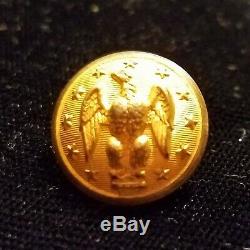 CIVIL WAR PERIOD CONFEDERATE STATES STAFF OFFICER'S CUFF BUTTON ALBERT# CS-5-Av