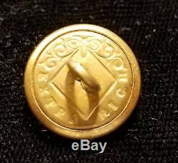 CIVIL WAR PERIOD CONFEDERATE STATES STAFF OFFICER'S CUFF BUTTON ALBERT# CS-5-Av