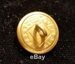 CIVIL WAR PERIOD CONFEDERATE STATES STAFF OFFICER'S CUFF BUTTON ALBERT# CS-5-Av