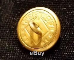 CIVIL WAR PERIOD CONFEDERATE STATES STAFF OFFICER'S CUFF BUTTON ALBERT# CS-5-Av