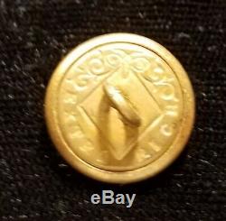 CIVIL WAR PERIOD CONFEDERATE STATES STAFF OFFICER'S CUFF BUTTON ALBERT# CS-5-Av