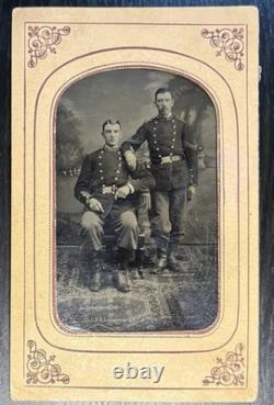 CIVIL WAR SOLDIERS ELBERT SLINGERLAND & NICHOLAS De GRAFF 115th NY INFANTRY REG