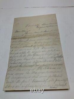 CIVIL WAR SOLDIER LETTER &ENVELOPE 11h PA VOLS CAMP STONE MOUNTAIN VA 1863 @220