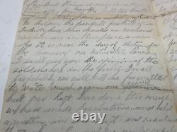 CIVIL WAR SOLDIER LETTER &ENVELOPE 11h PA VOLS CAMP STONE MOUNTAIN VA 1863 @220