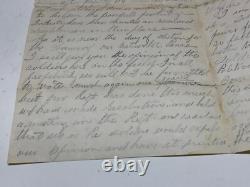 CIVIL WAR SOLDIER LETTER &ENVELOPE 11h PA VOLS CAMP STONE MOUNTAIN VA 1863 @220