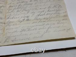 CIVIL WAR SOLDIER LETTER &ENVELOPE 11h PA VOLS CAMP STONE MOUNTAIN VA 1863 @220