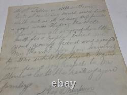 CIVIL WAR SOLDIER LETTER &ENVELOPE 11h PA VOLS CAMP STONE MOUNTAIN VA 1863 @220