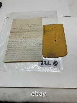 CIVIL WAR SOLDIER LETTER &ENVELOPE 11h PA VOLS CAMP STONE MOUNTAIN VA 1863 @220