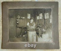 CIVIL WAR SOUTHERN EXPRESS COMPANY AGENT CABINET PHOTOGRAPH c1880's