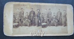 CIVIL WAR STEREOVIEW Maj. Gen. Dan'l E. Sickles and Staff E. T. Anthony