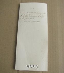 CIVIL WAR THIBODAUX LOUISIANA BAYOU LAfOURCHE USCT UNIFORMS ETC ISSUED 1865