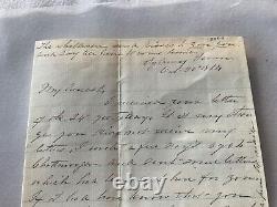 CIVIL WAR TO GEN WHIPPLE ARMY OF CUMBERLAND REBELS MISCHIEF LETTER ENVELOPE e15