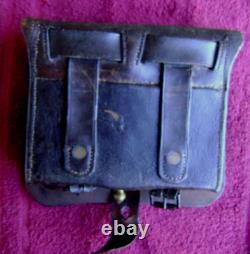 CIVIL WAR US MODEL 1864 CARTRIDGE BOX COMPLETE withTINS