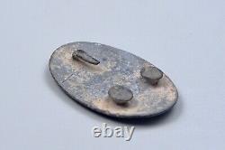 CIVIL WAR U. S. OVAL BUCKLE with'PUPPY PAW' STUDS PERFECT DUG EXAMPLE
