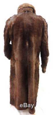 CIVIL WAR WILD WEST ERA Incredible Bear Fur Coat 1880s Americana Furrier M-L
