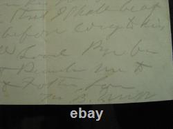 CIVIL War 101st Illinois Letter Killed In Action Peach Tree Creek Georgia