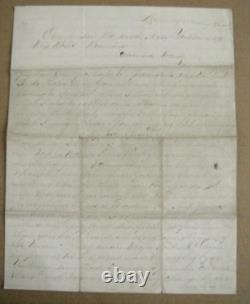 CIVIL War 105th Pennsylvania Soldier Letter Siege Of Yorktown Virginia 1862