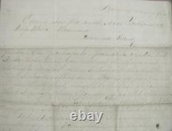 CIVIL War 105th Pennsylvania Soldier Letter Siege Of Yorktown Virginia 1862