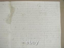 CIVIL War 105th Pennsylvania Soldier Letter Siege Of Yorktown Virginia 1862