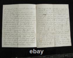 CIVIL War 130th Pennsylvania Letter Camp Cadwalader Philadelphia Pa 1863