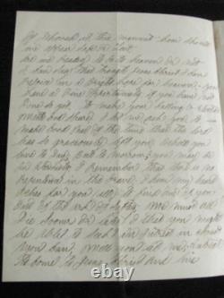 CIVIL War 130th Pennsylvania Letter Camp Cadwalader Philadelphia Pa 1863
