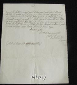 CIVIL War 130th Pennsylvania Letter Camp Cadwalader Philadelphia Pa 1863