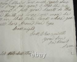 CIVIL War 130th Pennsylvania Letter Camp Cadwalader Philadelphia Pa 1863