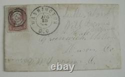 CIVIL War 166th Ohio Huron County Soldier Letter Fort Ward 1864