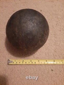 CIVIL War 16 Lb. Solid Artillery Shot / Cannonball Dug Relic Cannon Ball