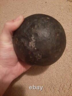 CIVIL War 16 Lb. Solid Artillery Shot / Cannonball Dug Relic Cannon Ball