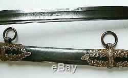 CIVIL War 1850 Staff & Field Officer Presentation Grade Unmarked Sauerbier Sword