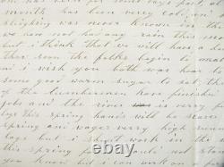 CIVIL War 1863 Discharged Ny Soldier Letter To 115th Ny Soldier Brothers