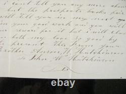 CIVIL War 1863 Discharged Ny Soldier Letter To 115th Ny Soldier Brothers