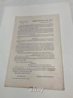 CIVIL War 26 Union General Orders Proclamation Circular Orders Tenn Va Etc 1773